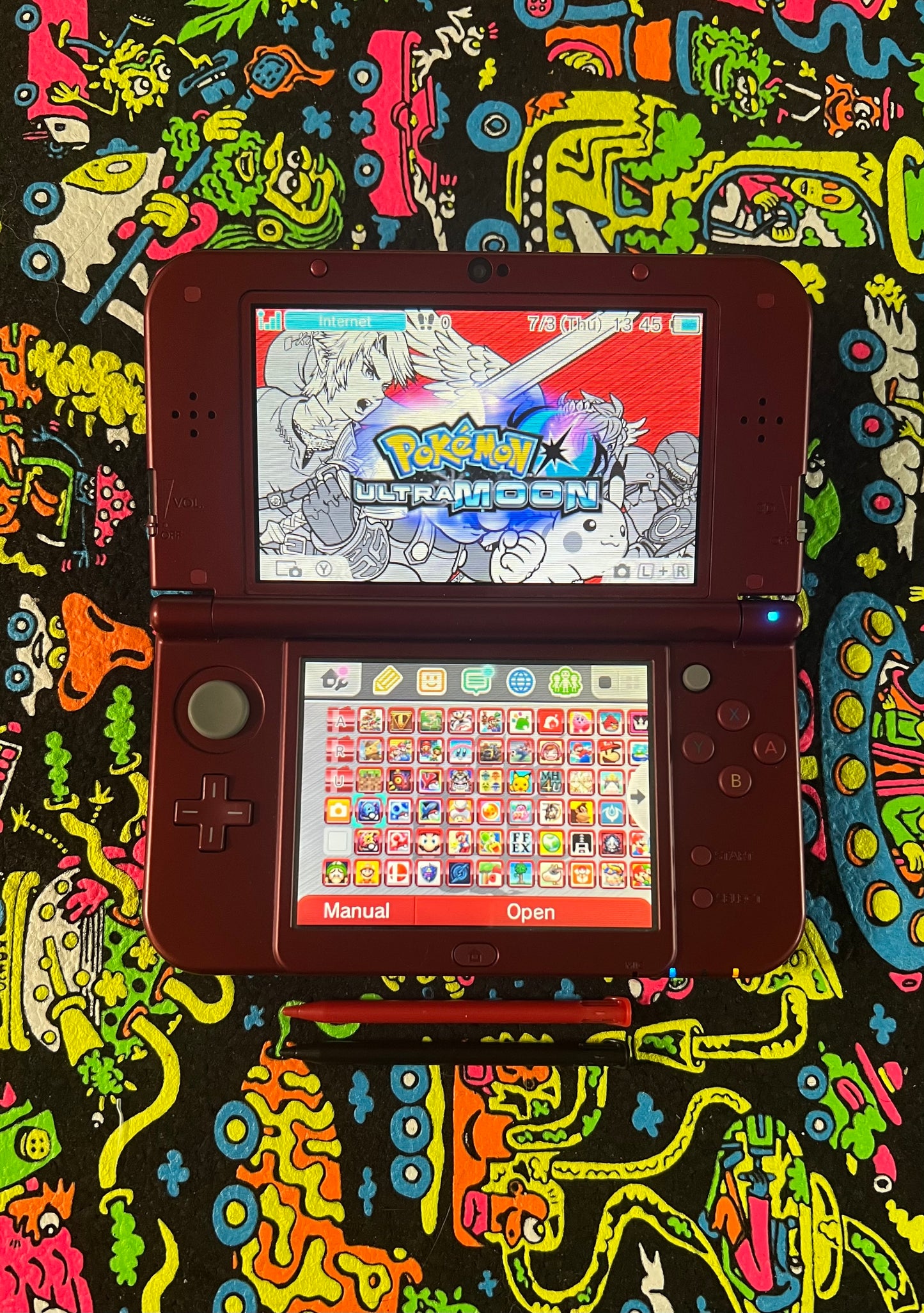 New 3DS XL Red - Modded