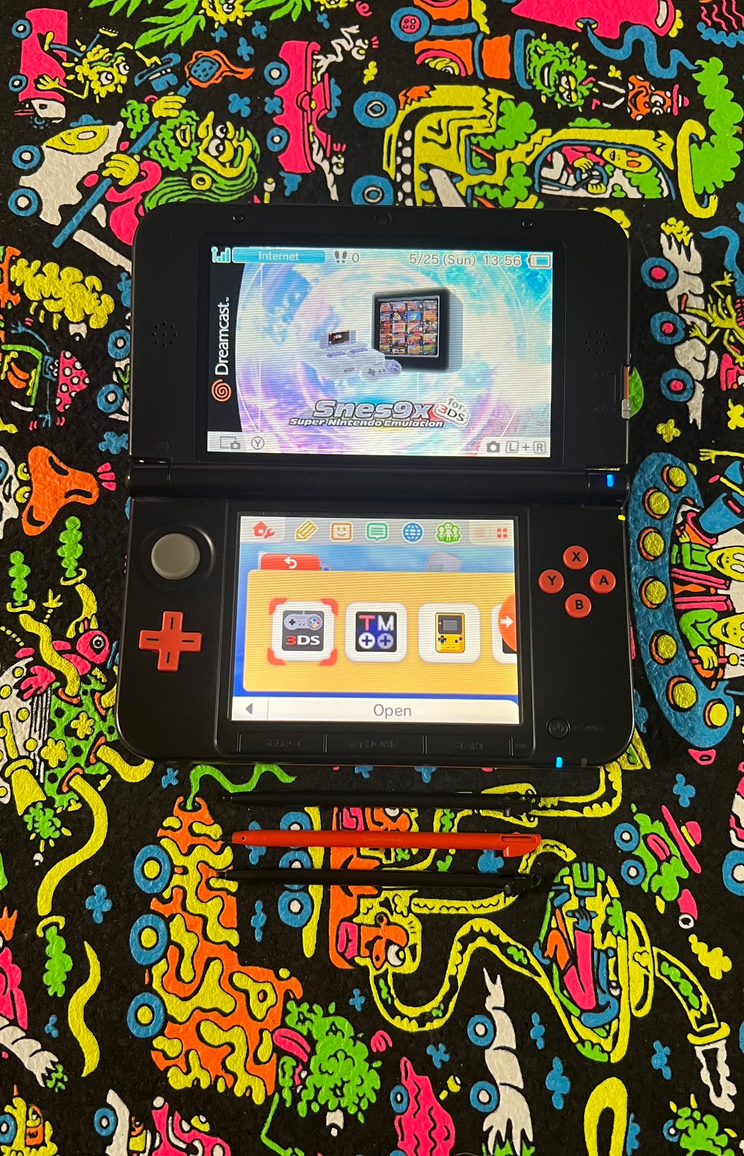 3DS XL Orange - Modded *LIMITED EDITION*