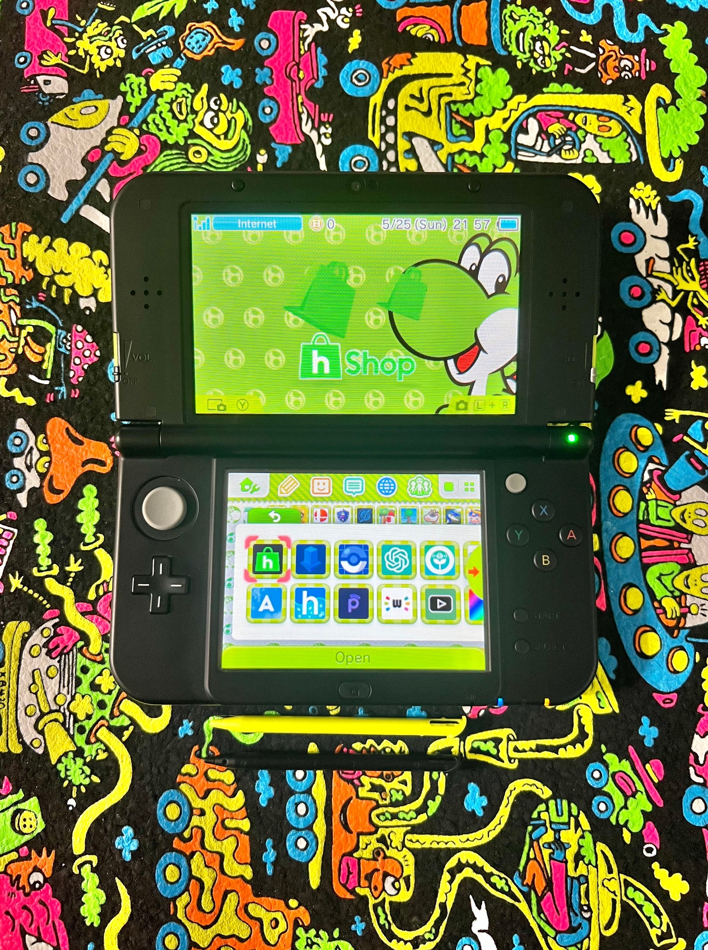 New 3DS XL Lime Green - Modded *LIMITED EDITION*