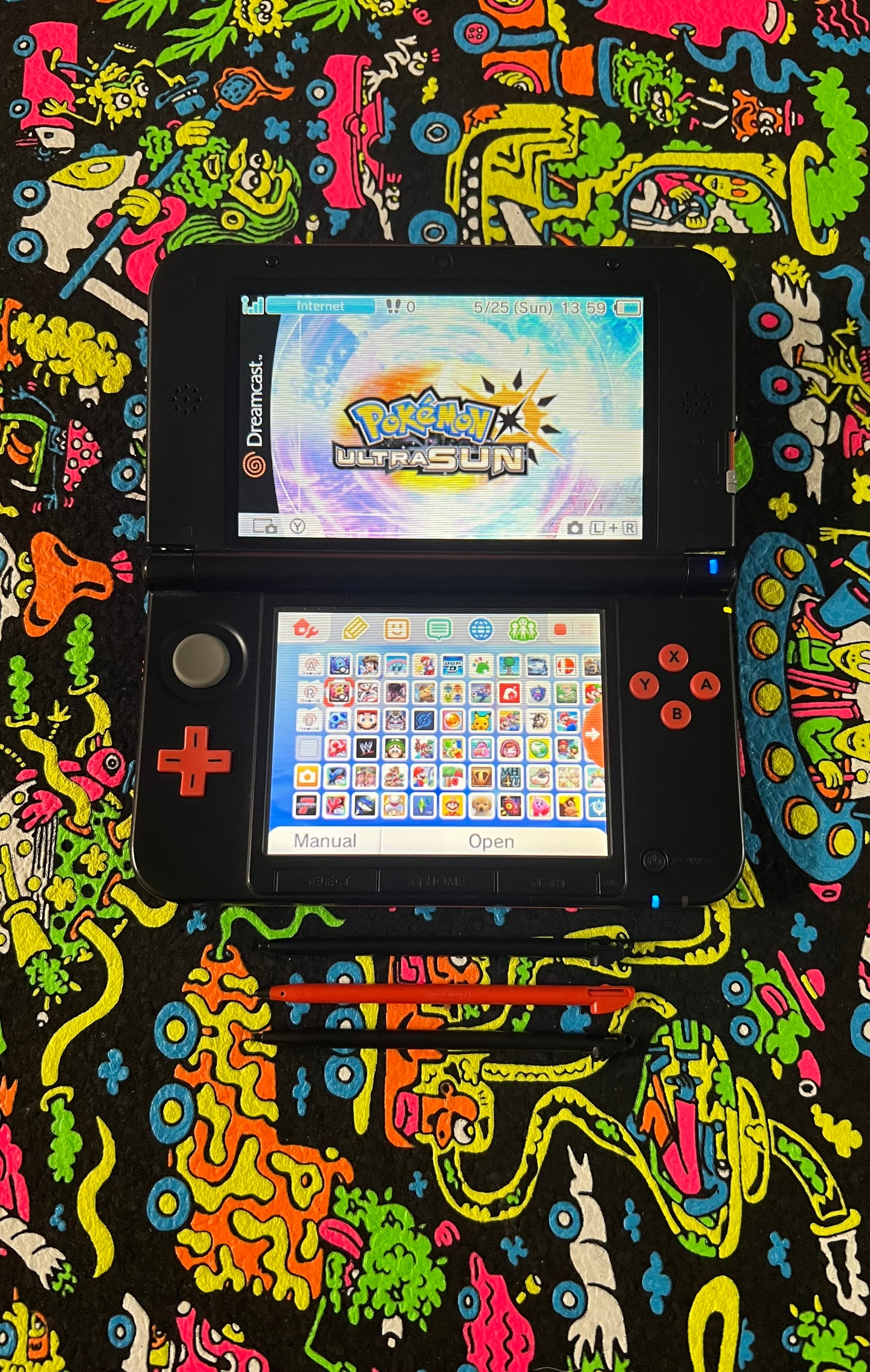 3DS XL Orange - Modded *LIMITED EDITION*