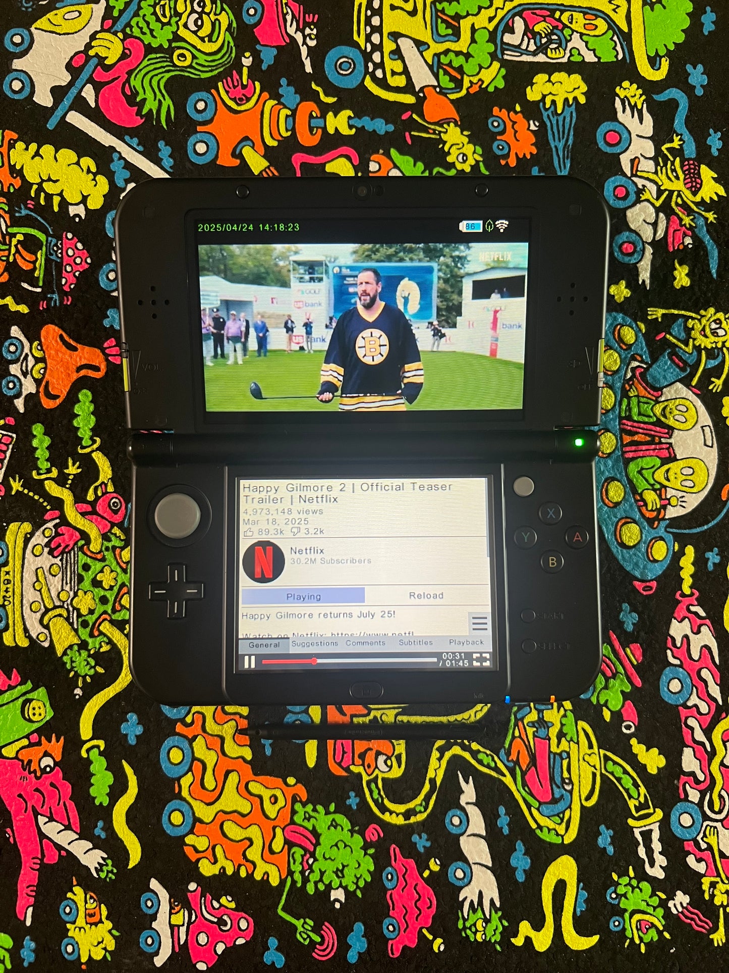 New 3DS XL Lime Green - Modded *LIMITED EDITION*