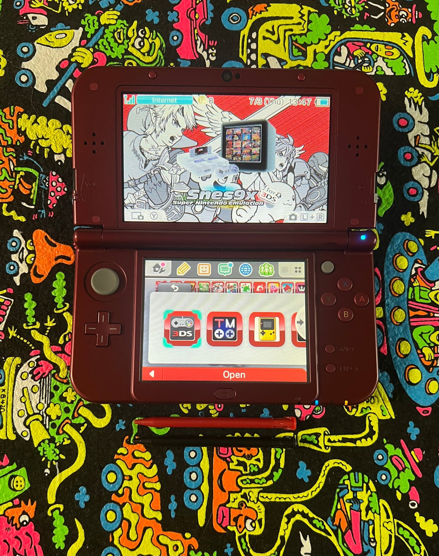 New 3DS XL Red - Modded