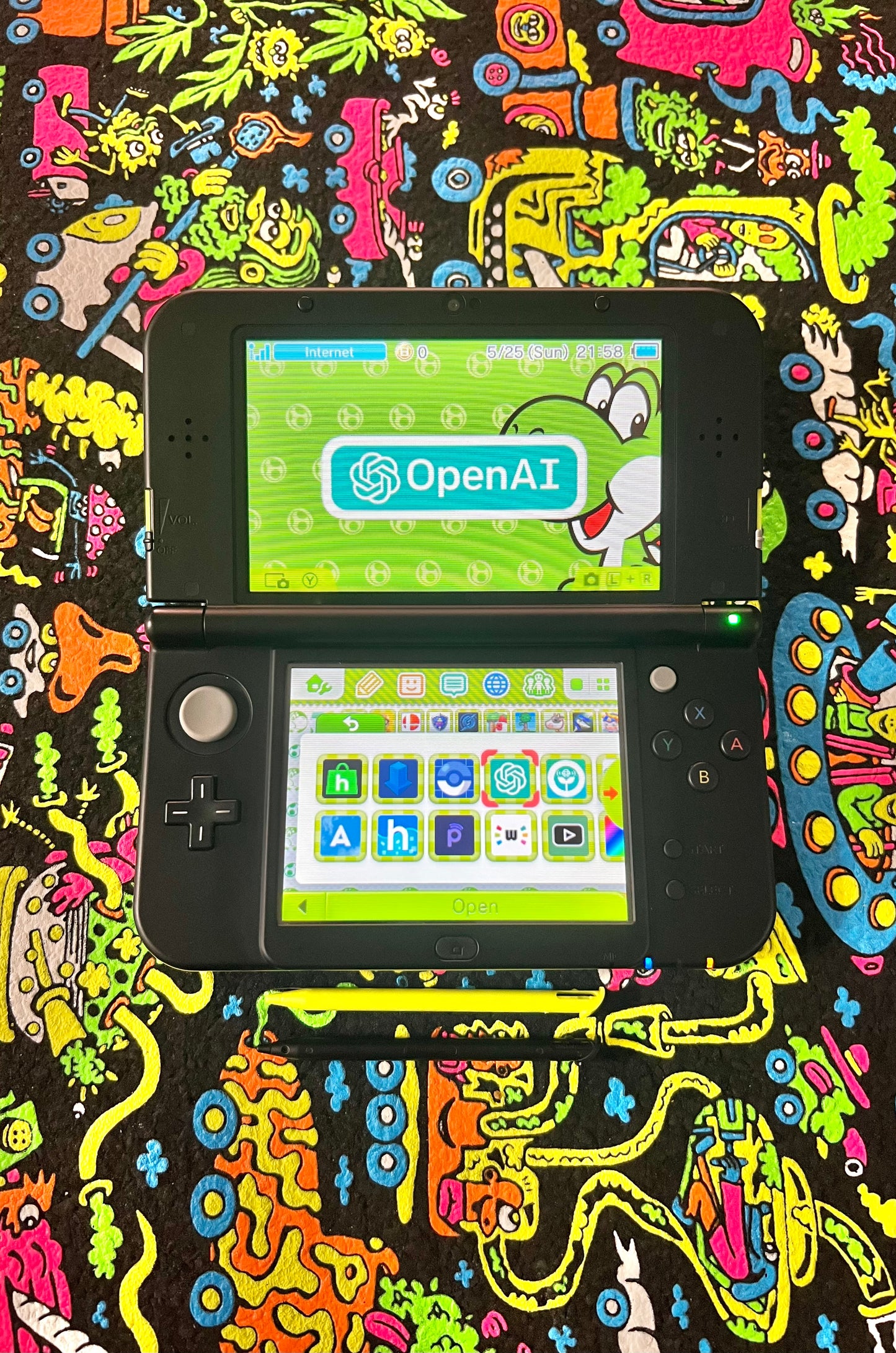 New 3DS XL Lime Green - Modded *LIMITED EDITION*