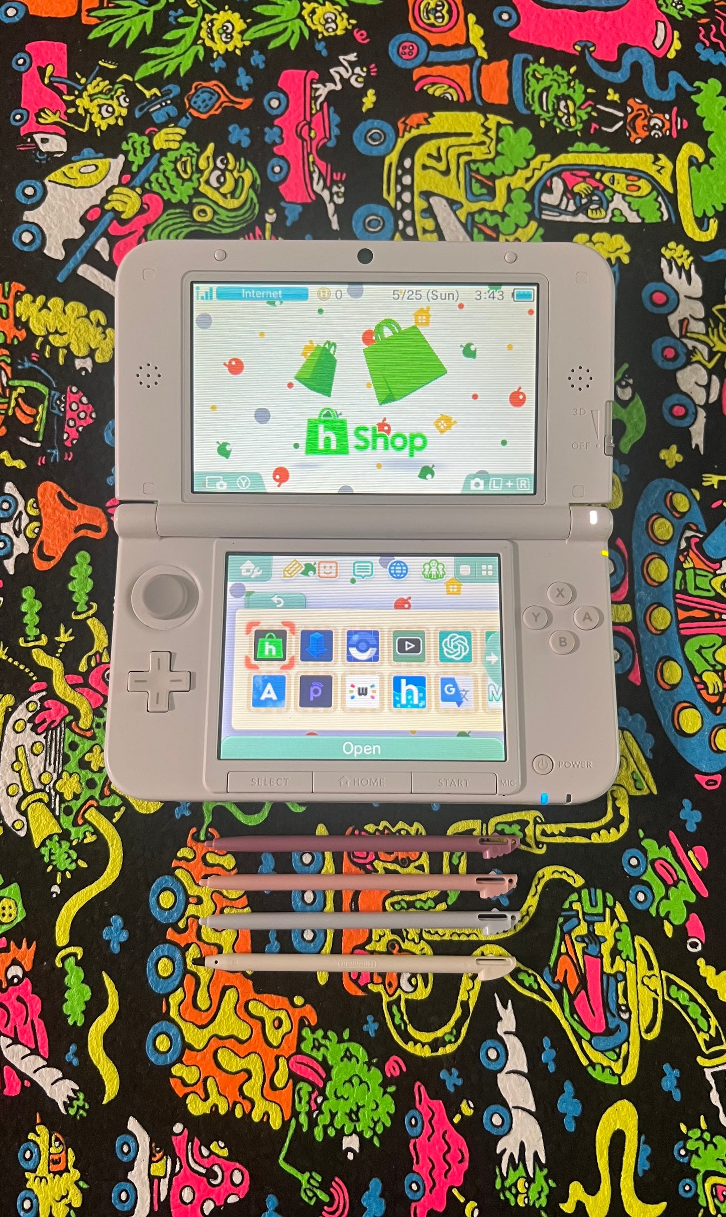 3DS XL Animal Crossing - Modded *LIMITED EDITION*