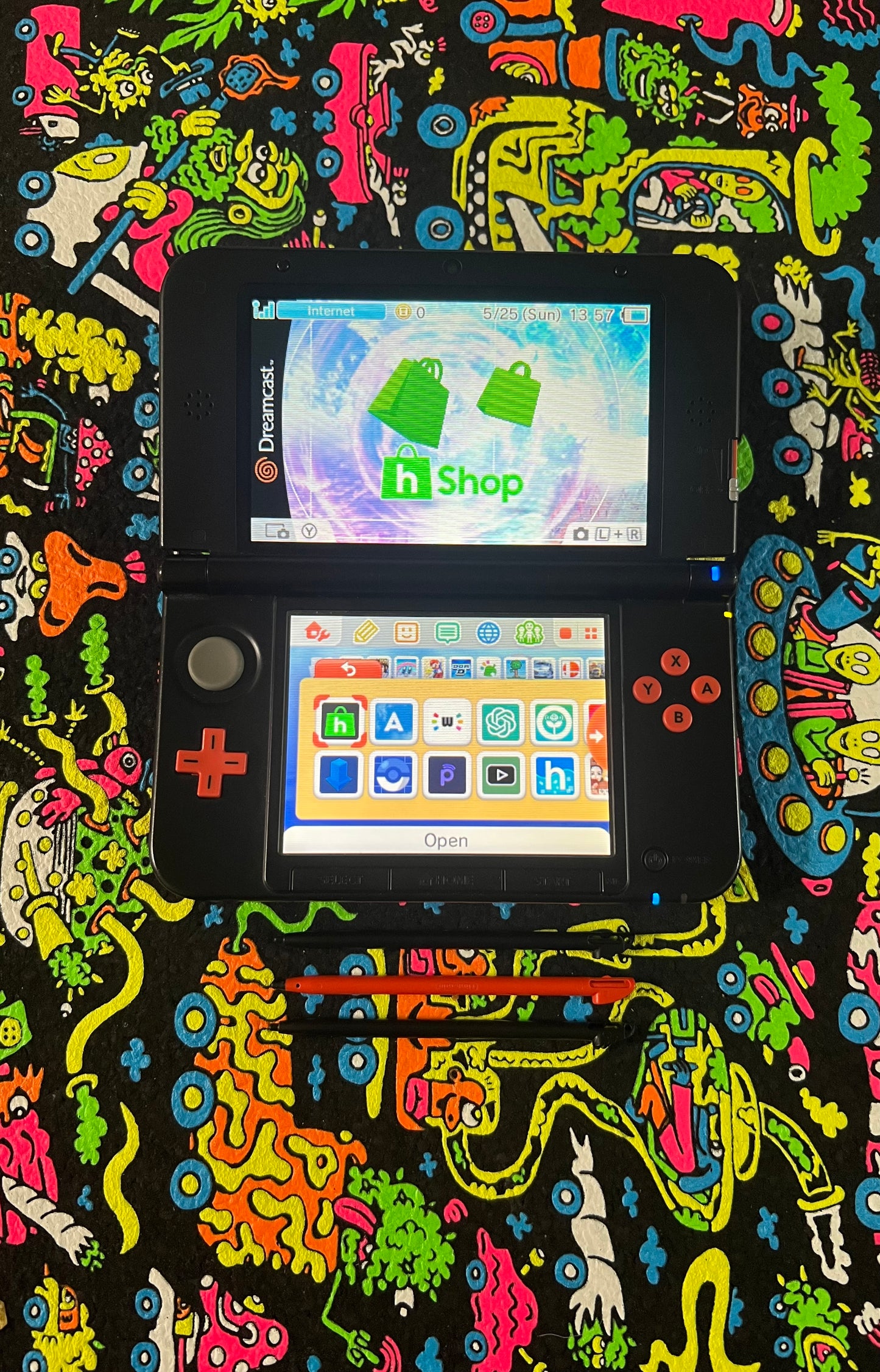 3DS XL Orange - Modded *LIMITED EDITION*