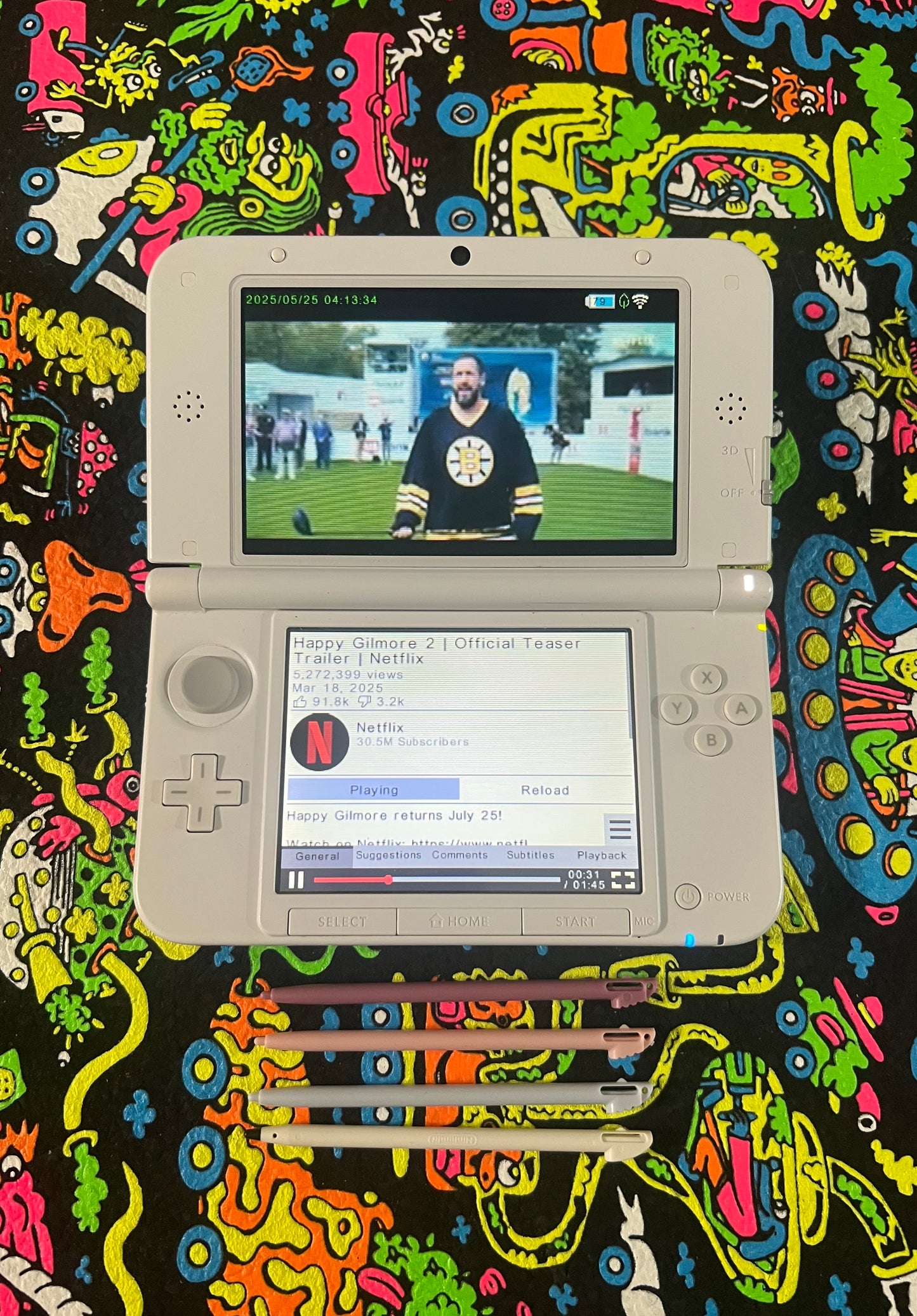 3DS XL Animal Crossing - Modded *LIMITED EDITION*