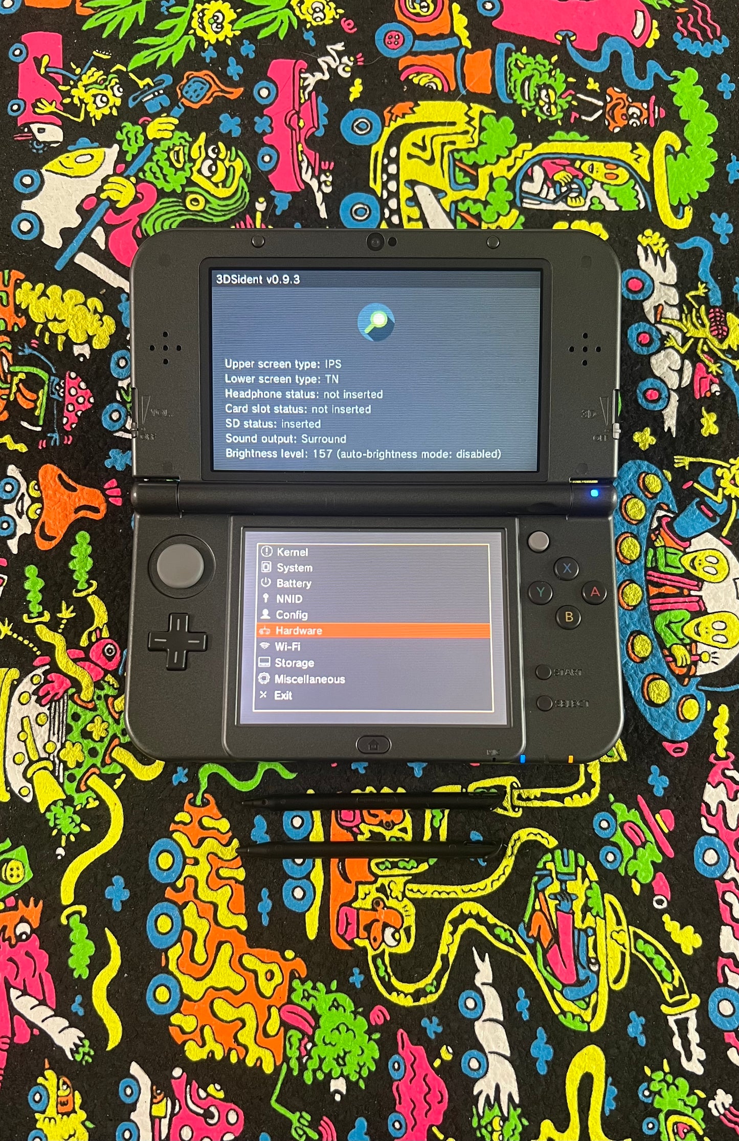 New 3DS XL Black - Modded *IPS Screen*