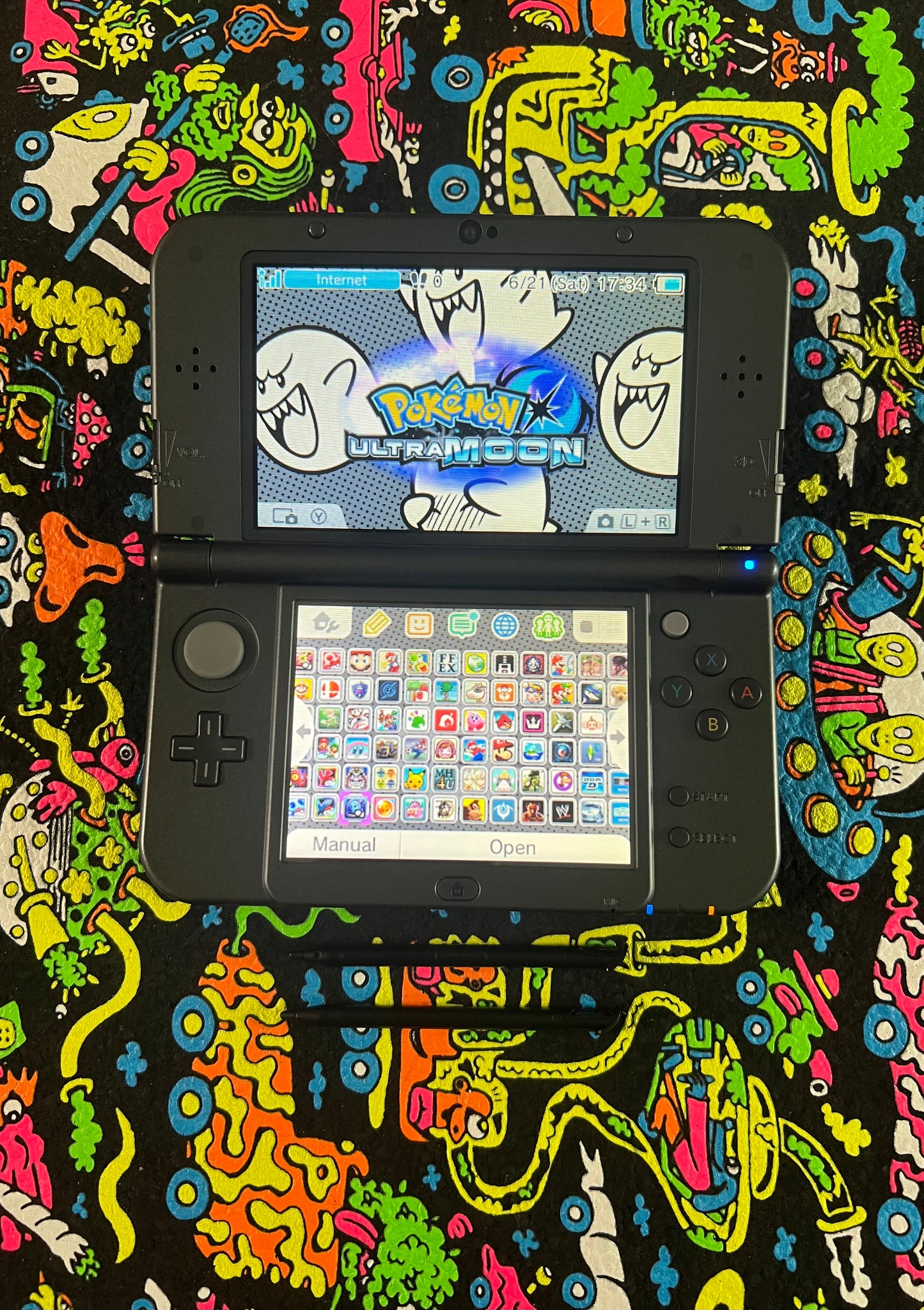 New 3DS XL Black - Modded *IPS Screen*