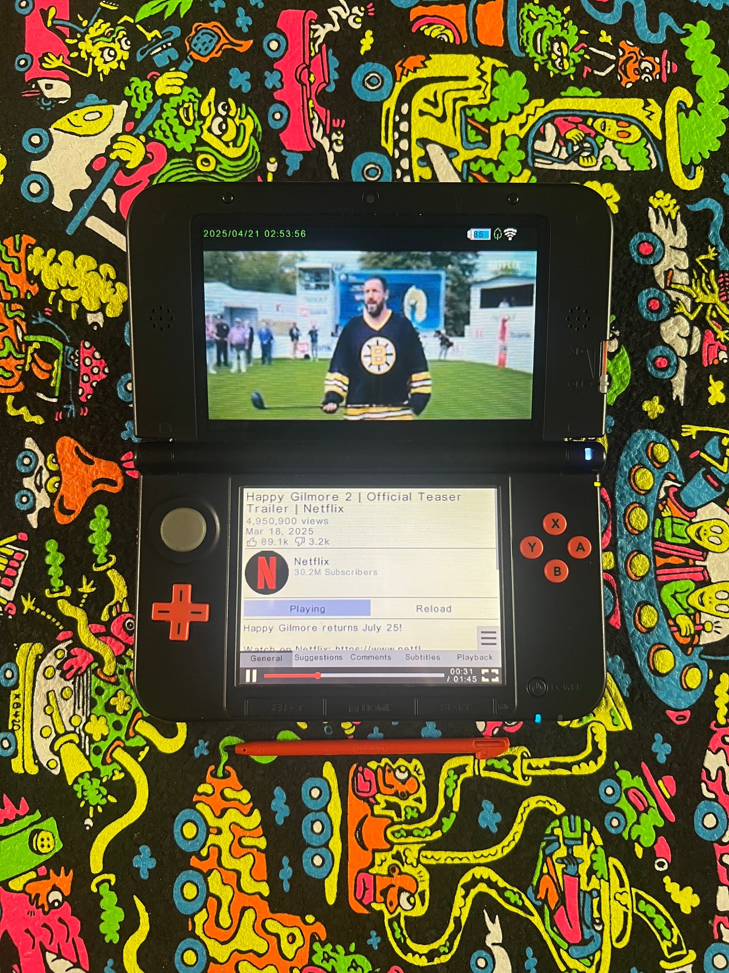 3DS XL Orange - Modded *LIMITED EDITION*