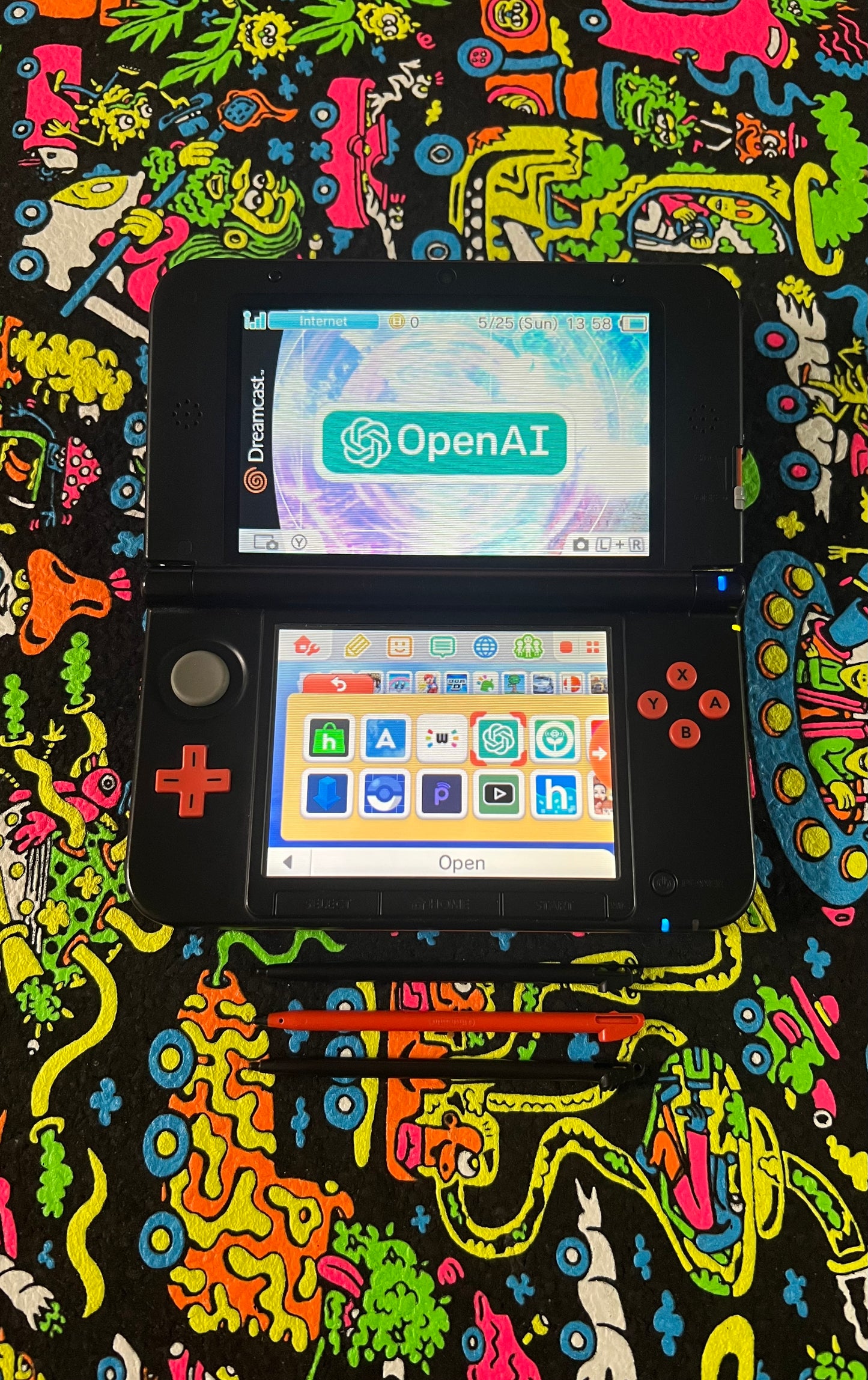 3DS XL Orange - Modded *LIMITED EDITION*