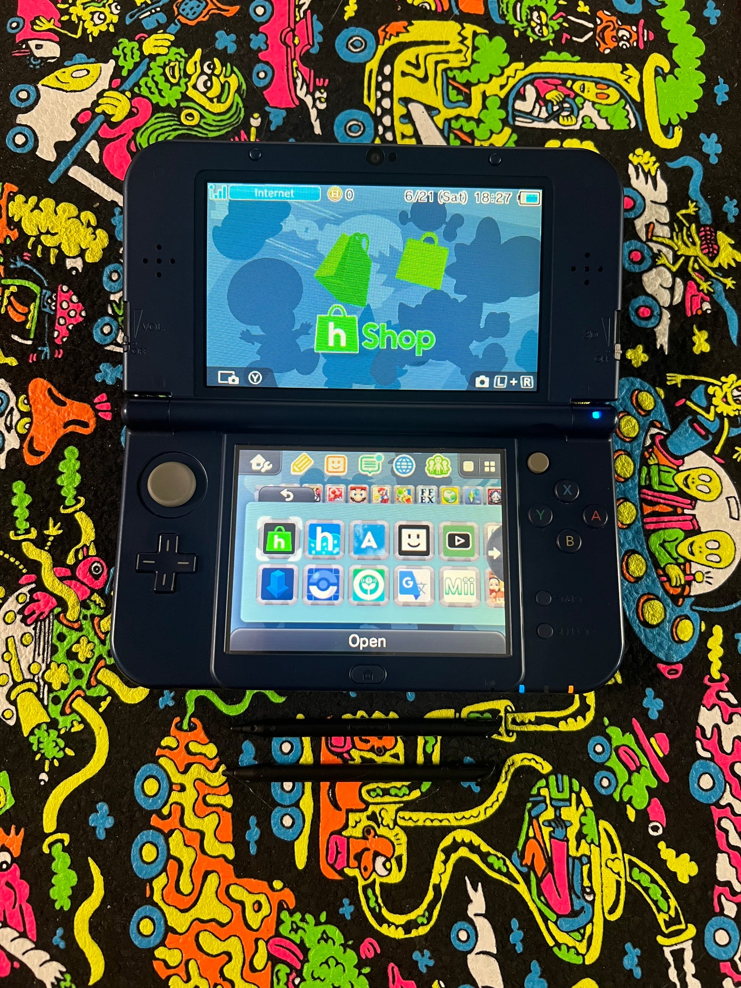 New 3DS XL Blue - Modded *IPS Screen*