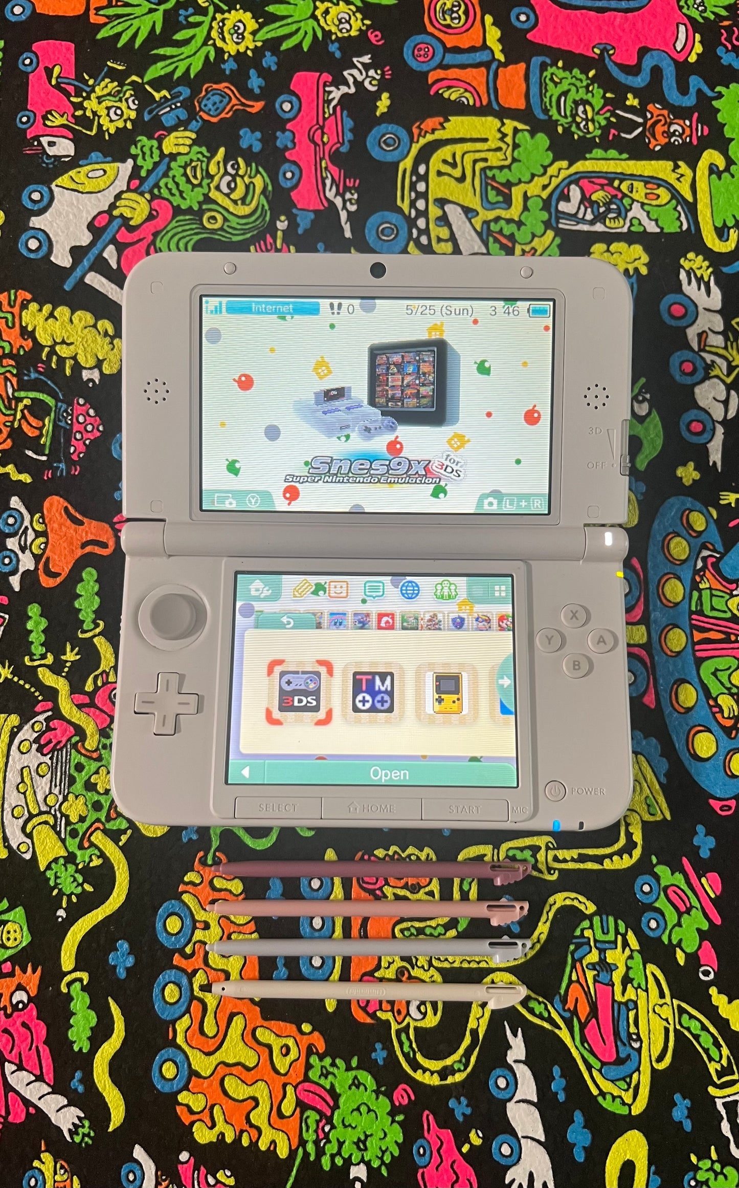 3DS XL Animal Crossing - Modded *LIMITED EDITION*