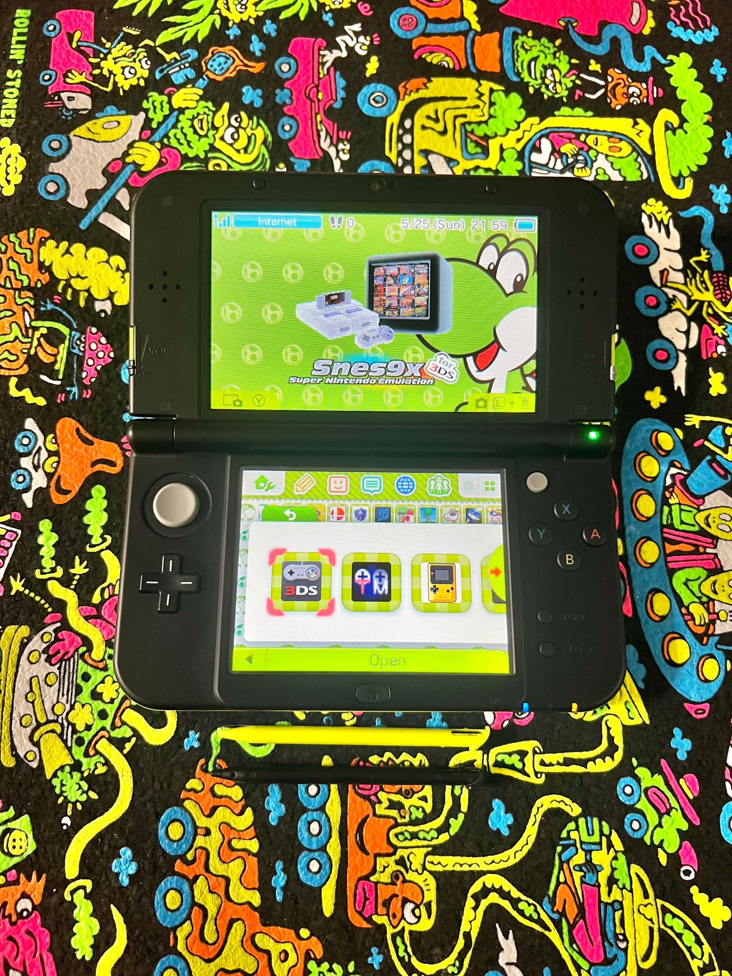 New 3DS XL Lime Green - Modded *LIMITED EDITION*